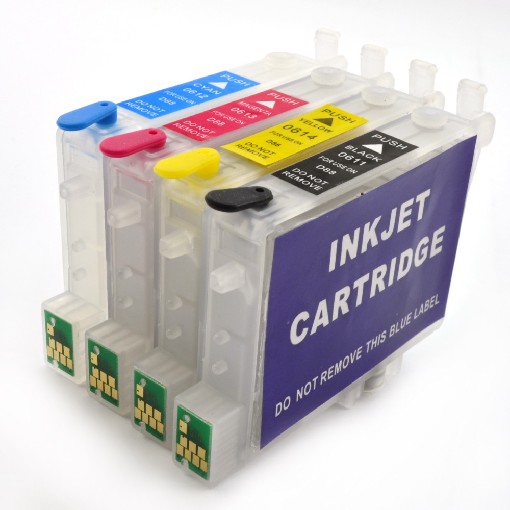 Cartuse reincarcabile Epson T0611, T0612, T0613, T0614 - imagine 4